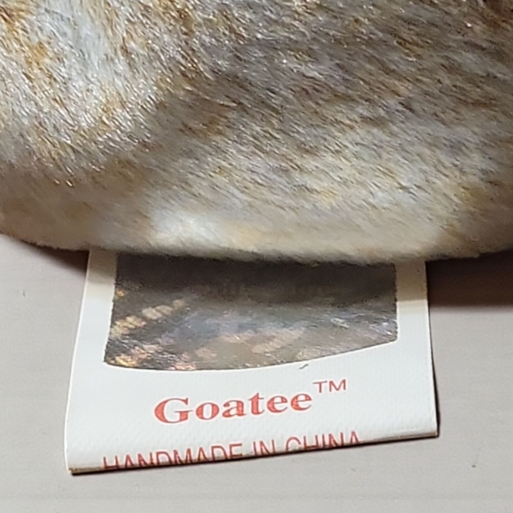 RARE Retired Vintage 1998/1999 TY Goatee Beanie Baby Goat TAG ERRORS - Picture 7 of 11